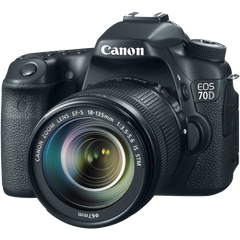Canon EOS 70D Digital SLR Camera with 18-135mm STM Lens