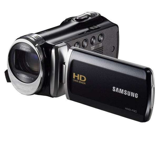Samsung F90 Black Camcorder with 2.7 LCD Screen and HD Video Recording